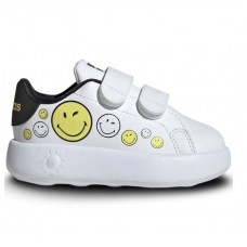 ADIDAS ADVANTAGE IH6257 ΠΑΙΔΙΚΟ ΑΘΛΗΤΙΚΟ ΠΑΠΟΥΤΣΙ SMILEY ΑΓΟΡΙ  ΛΕΥΚΟ